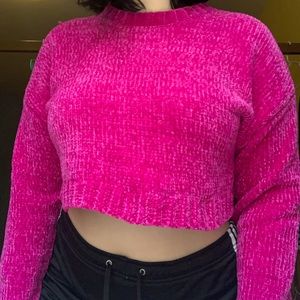 F21 cropped sweater